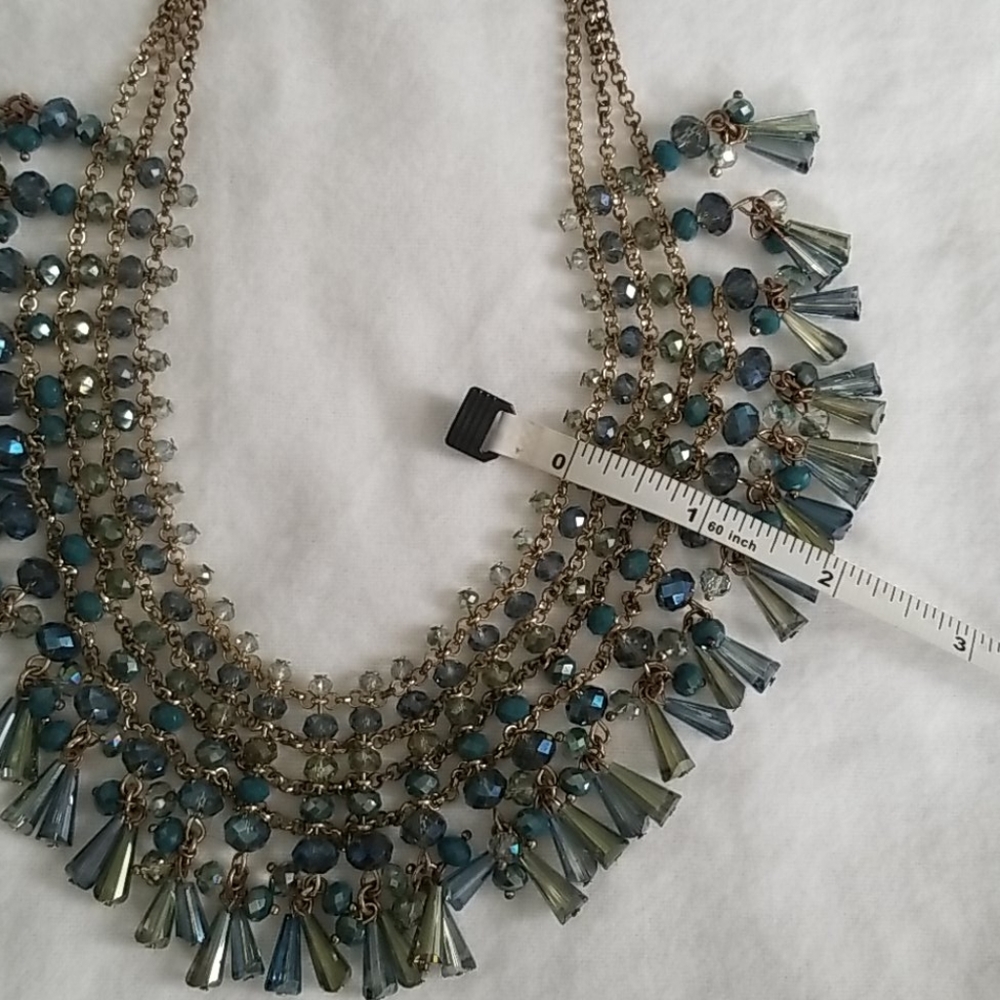 Beaded Statement Necklace - Picture 11 of 17